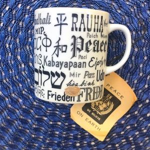 Vintage “PEACE” Coffee Mug United Nations 1966